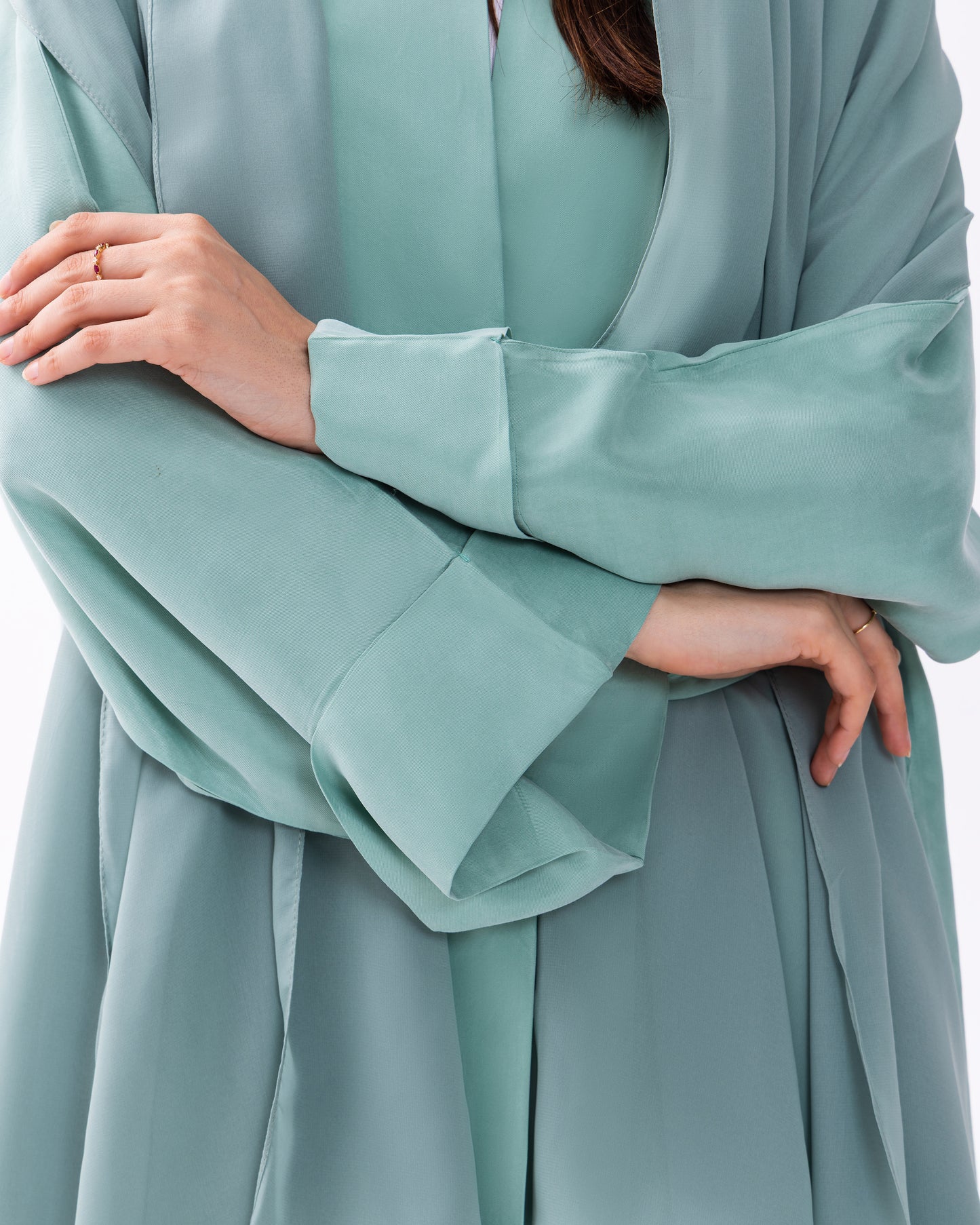 MINT FROST ABAYA | CUPRO