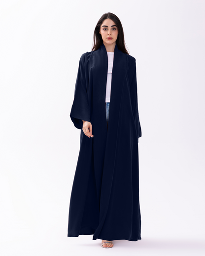 DARK NAVY ABAYA | CUPRO
