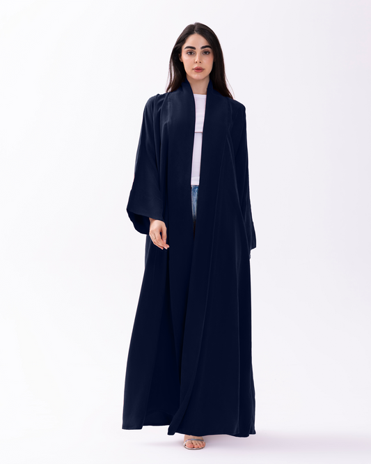 DARK NAVY ABAYA | CUPRO
