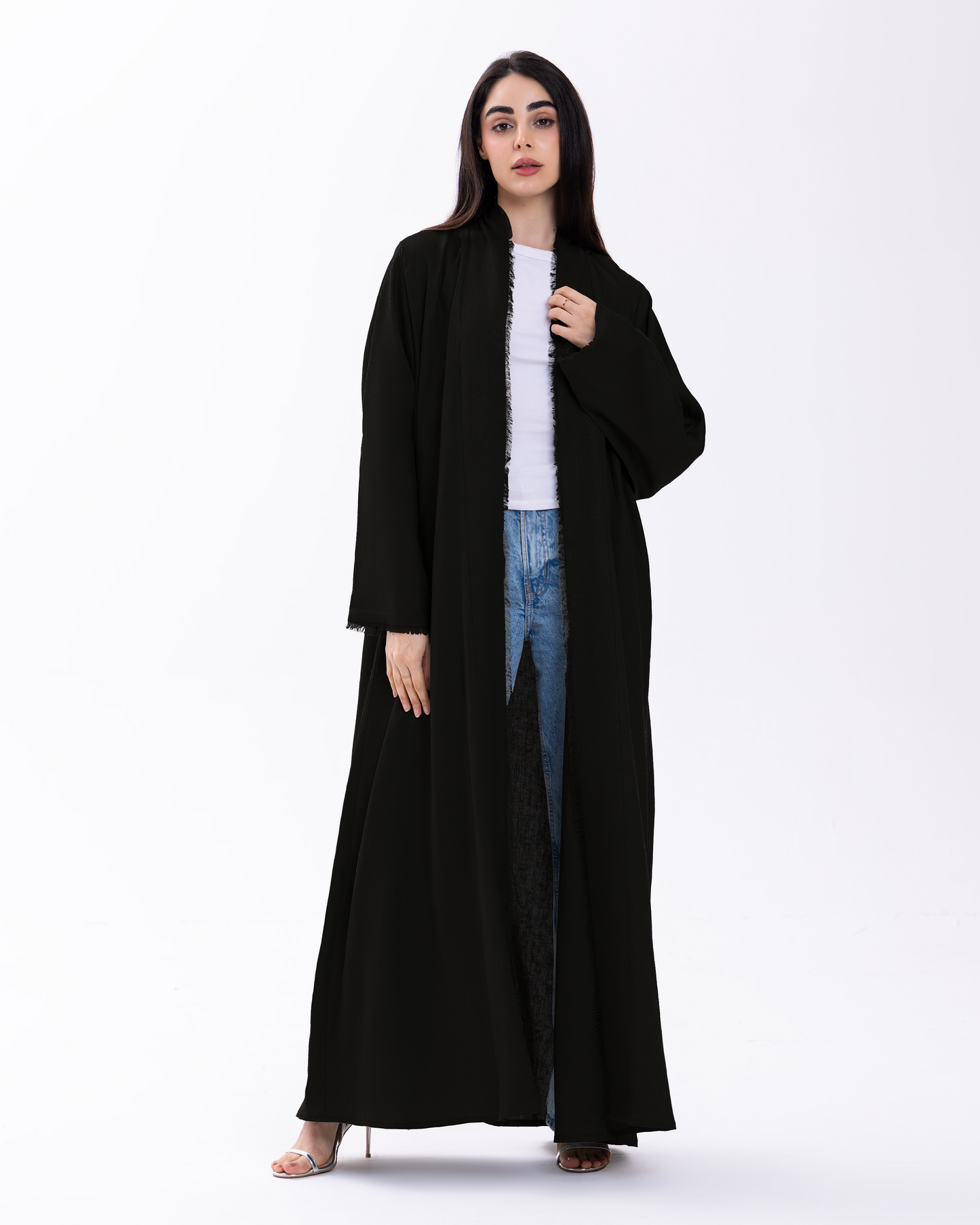 BLACK ABAYA | PURE LINEN