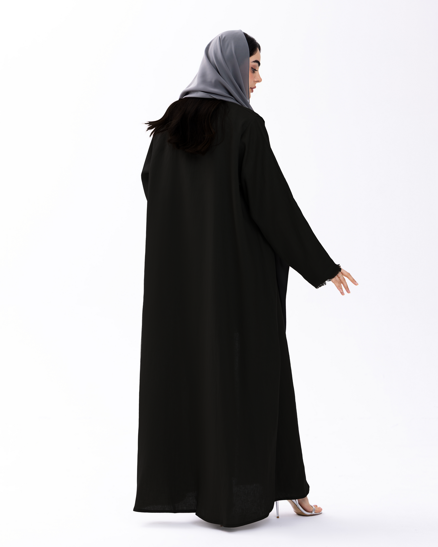 BLACK ABAYA | PURE LINEN