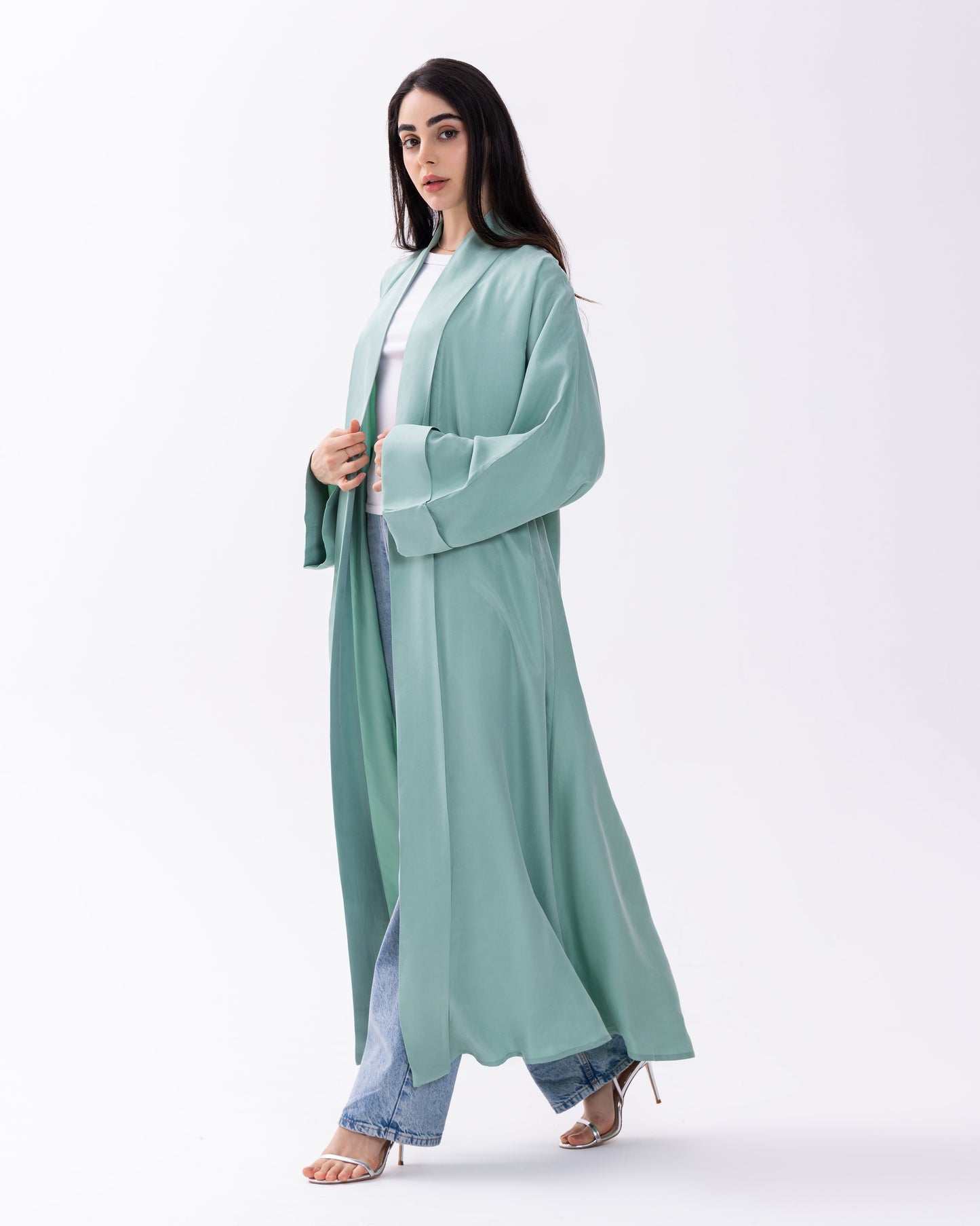 MINT FROST ABAYA | CUPRO