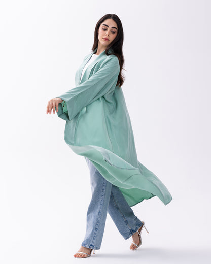 MINT FROST ABAYA | CUPRO
