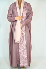 Load image into Gallery viewer, The Pink Rose - 100% Pure Linen Abaya
