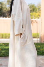 Load image into Gallery viewer, The Vanilla - 100% Pure Linen Abaya
