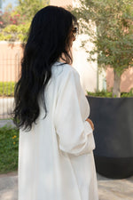 Load image into Gallery viewer, The Vanilla - 100% Pure Linen Abaya
