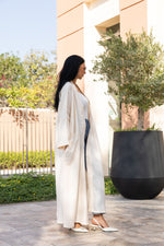 Load image into Gallery viewer, The Vanilla - 100% Pure Linen Abaya
